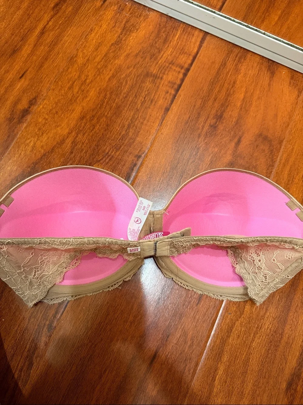 Victoria's Secret Pink  strapless  Bra 36D